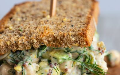 A Taste of NHBP: Herbaceous Chickpea Salad Sandwiches
