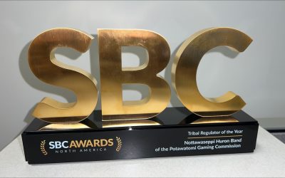 SBC Awards North America Names NHBP Gaming Commission Tribal Gaming Regulator of the Year